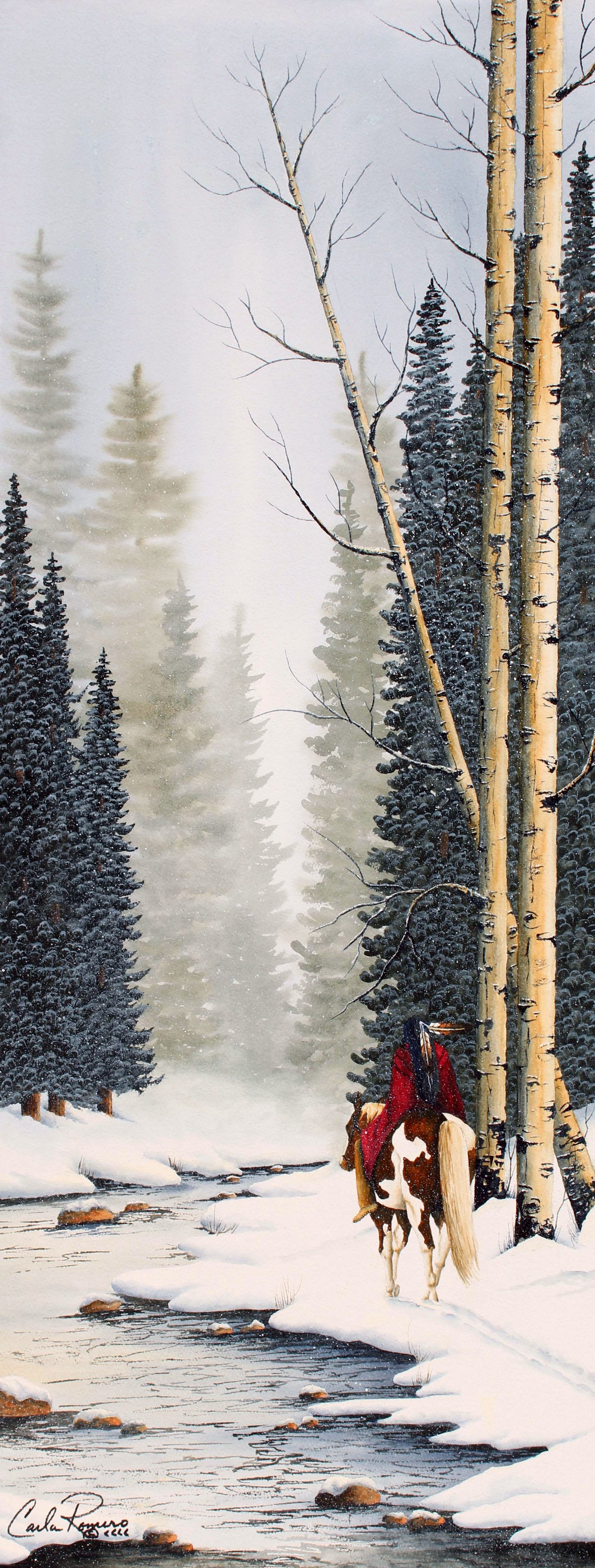 Red Blanket Silent Snow