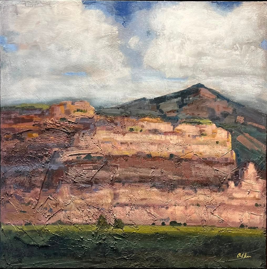The Mesa into Santa Fe