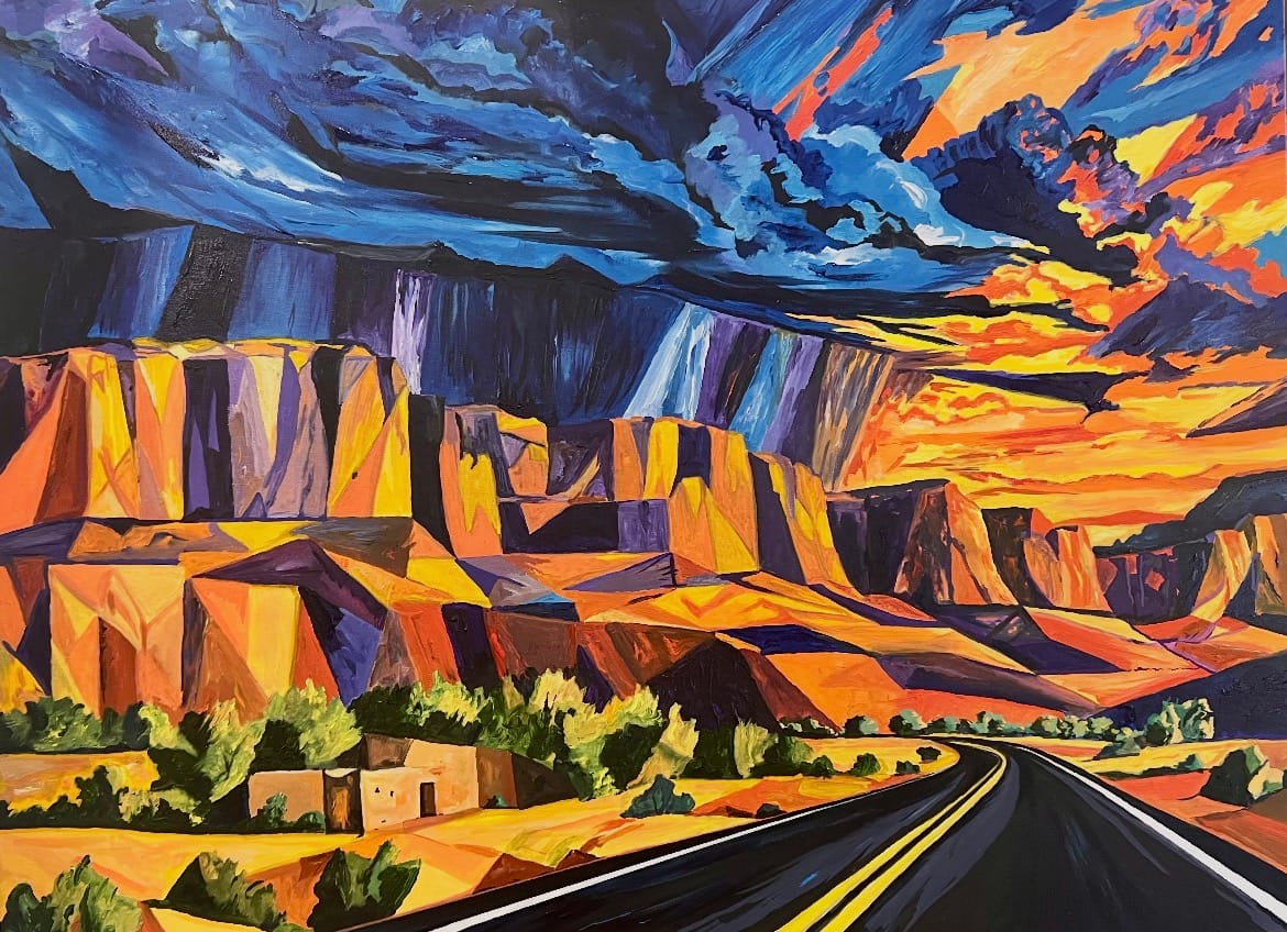 Road Through the Painted Storm